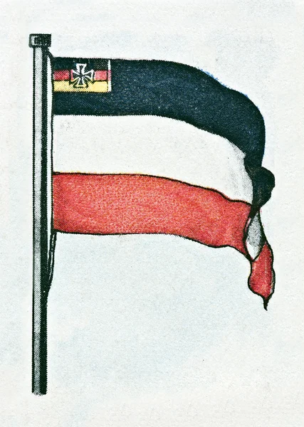 ドイツ 1933 年と 1495年のフラグ — ストック写真