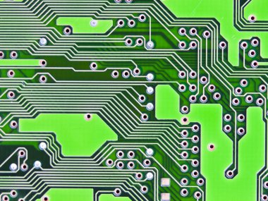 Electronic circuit board clipart