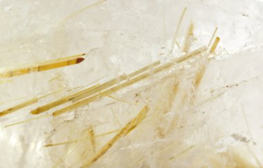 Quartz with rutile clipart