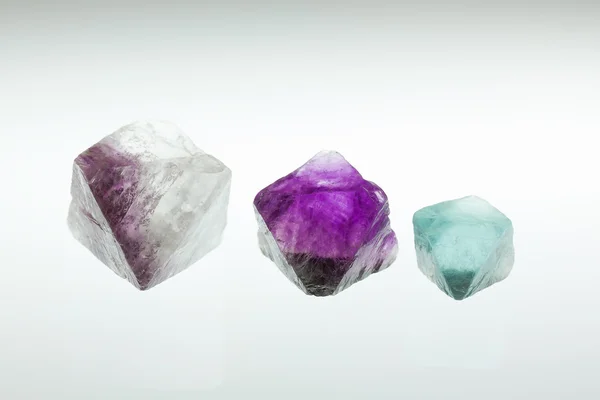 蛍石結晶のマクロ撮影 — ストック写真