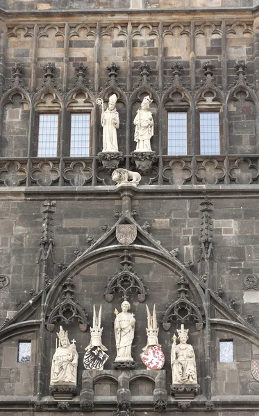 Detalhe do edifício no castelo de Praga — Fotografia de Stock