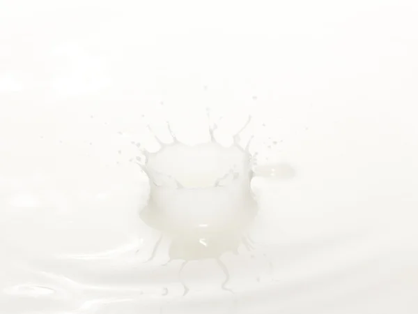 stock image Milk splash background