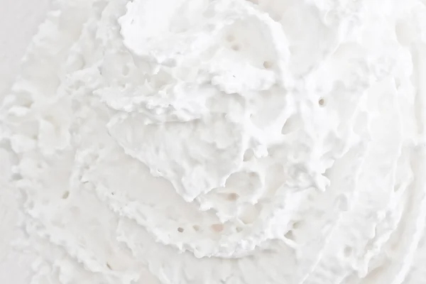 Detail of whipped cream — Stock Photo, Image