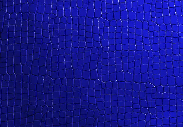 Blue leather texture — Stock Photo, Image