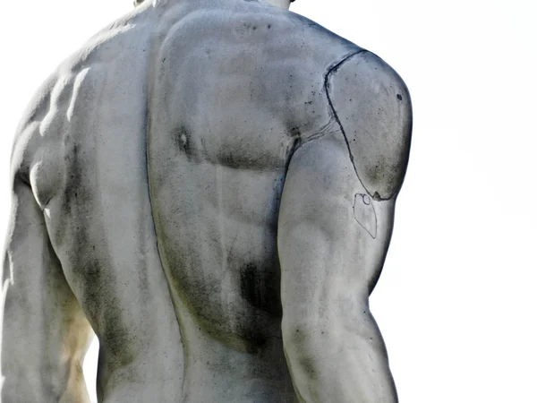 Torso di marmo dell'uomo Florence ITaly — Foto Stock