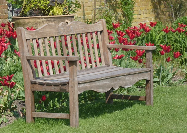 stock image Garden bench