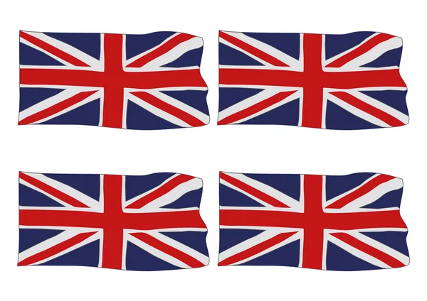 Banderas Union Jack — Foto de Stock