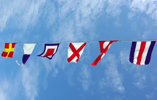 stock image Flags flying