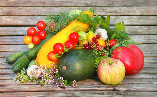 Vegetables and fruit