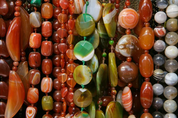 Colour beads of different form — Stock Photo, Image