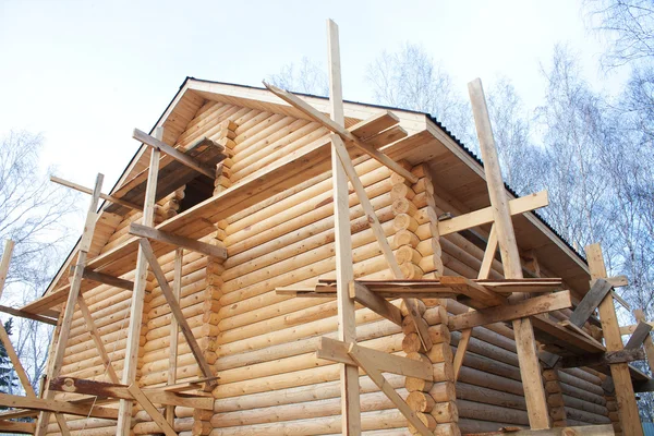 建設木造集合住宅 — ストック写真