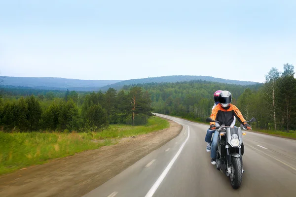 Viajar de moto — Fotografia de Stock
