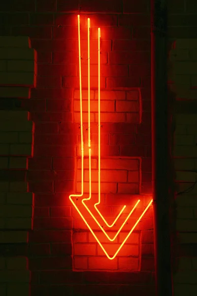 stock image Arrow neon