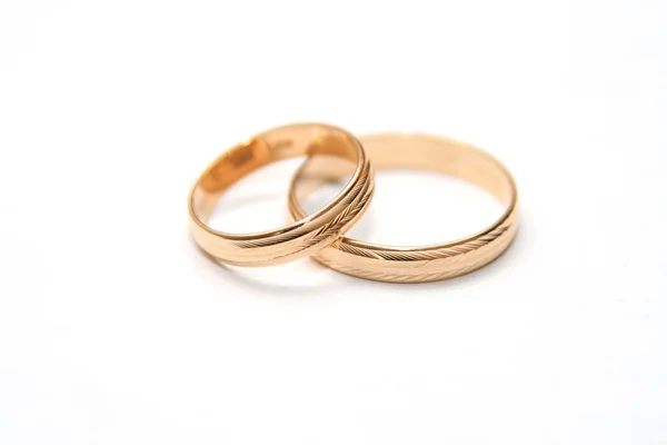 Bruiloft ringen — Stockfoto