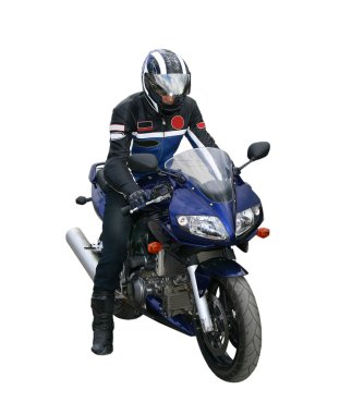 Motorcyclist clipart