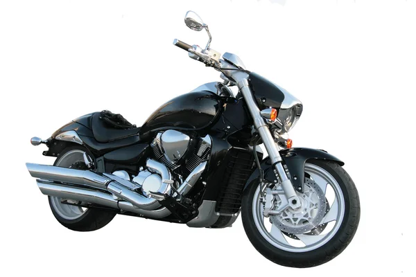 Black motorcycle. — Stock Photo, Image