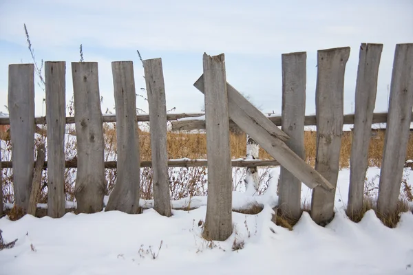 Eski çit — Stok fotoğraf