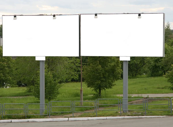 Two billboards — Stock Photo, Image