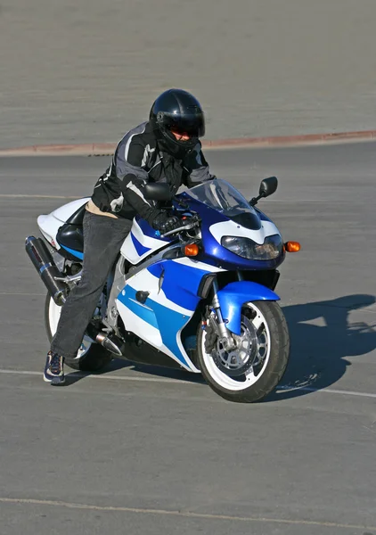 Motorcyclist — Stock Photo, Image