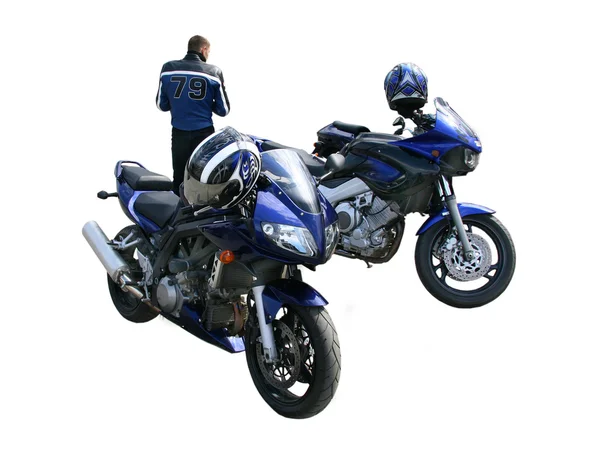 Två motorcyklar — Stockfoto