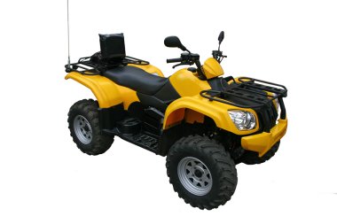 Four-wheel motorcycle isolated clipart