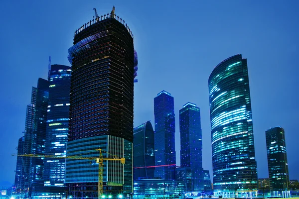 Bau Moskau Geschäft das Zentrum — Stockfoto
