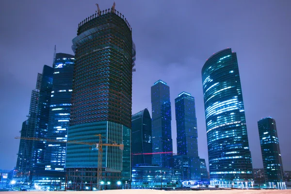 stock image Moscow business centre