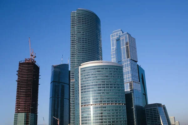 stock image Moscow business centre