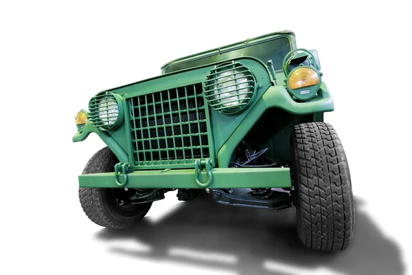 Leger jeep off-road auto — Stockfoto