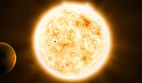 Güneş yıldız — Stok fotoğraf