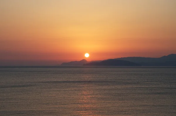 Sunrise over Crete. — Stock Photo, Image