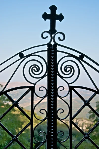 The church gates. — Stock Photo, Image