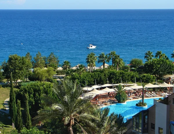 Turkey. Hotel by the sea. — Stock Photo, Image
