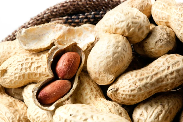 Nuts. Peanuts in shell — Stock Photo, Image