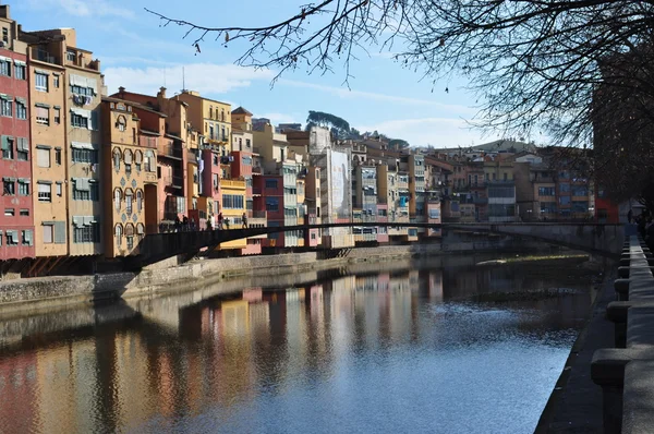 stock image Girona bridge