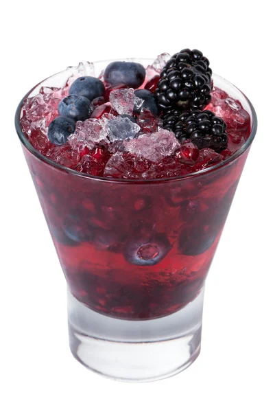 Cocktail met blackberry — Stockfoto