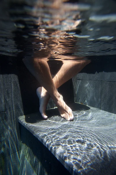 Stock image Feet in pool