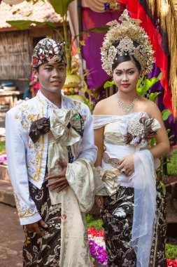 Balinese wedding clipart