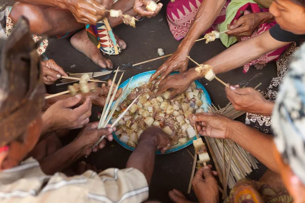 stock image Balinese cooking