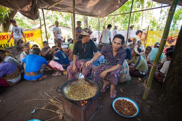 Balinese cooking — Stock Photo, Image