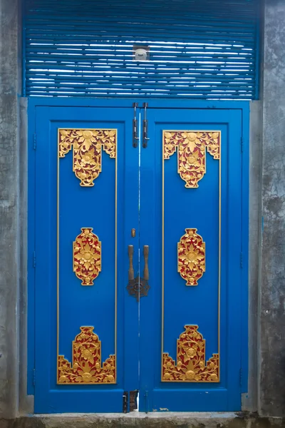 Stock image Blue door