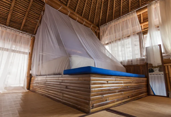 Dormitorio de bambú — Foto de Stock
