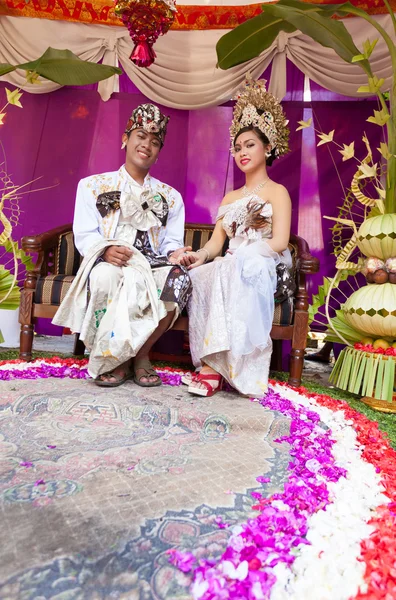 Balinesische Hochzeit — Stockfoto