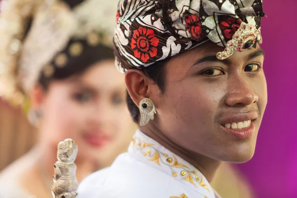 Pernikahan orang Bali — Stok Foto