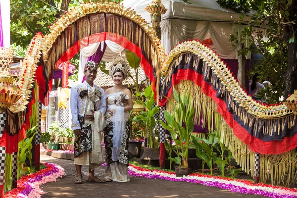 Balinese huwelijk — Stockfoto