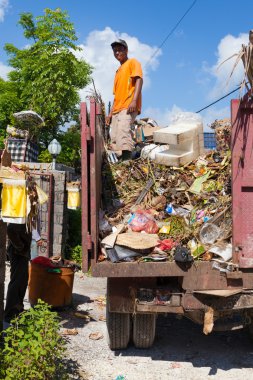 Garbage pickup clipart