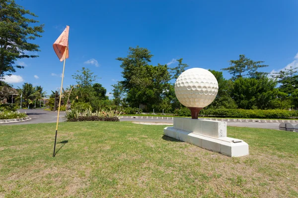 Large golf ball — Stock Photo, Image
