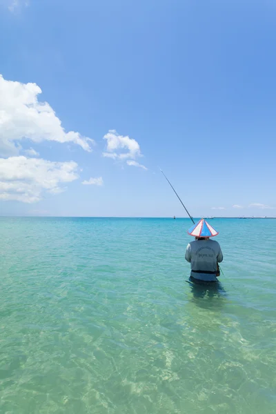 stock image Line fishermen