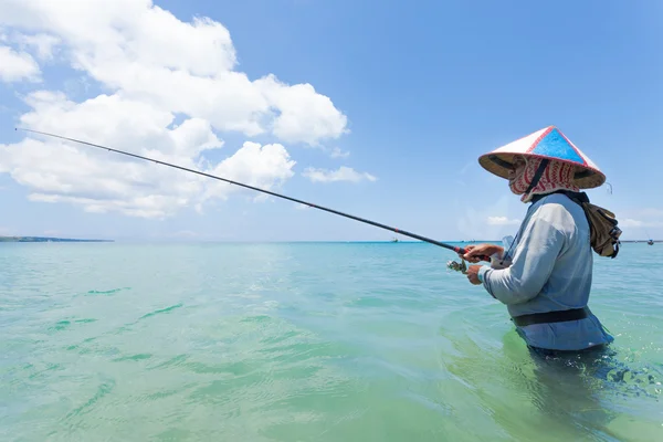 Pesca de linha — Fotografia de Stock