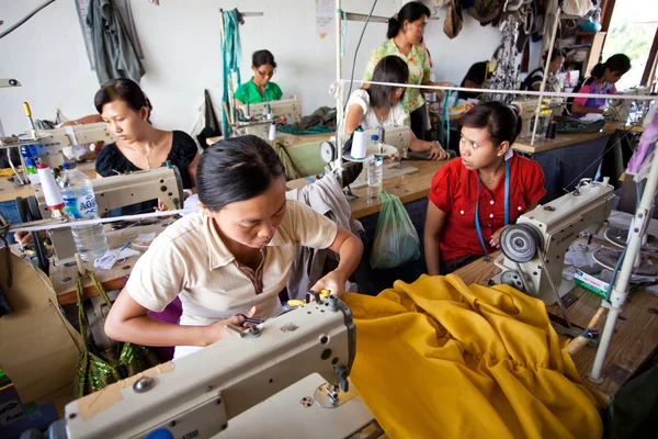 纺织工厂 — 图库照片